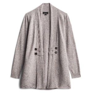 Karleshia Tab Front Ribbed Cardigan